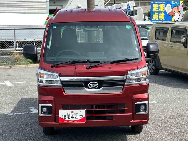 ハイゼットトラックジャンボエクストラ 4WDCVT 電子制御式4WD スーパーデフロック LEDヘッド&フォグランプ LED荷台灯 プッシュボタンスタート 電格ドアミラー オーバーヘッドシェルフ コーナーセンサー 衝突被害軽減ブレーキ(千葉県)の中古車