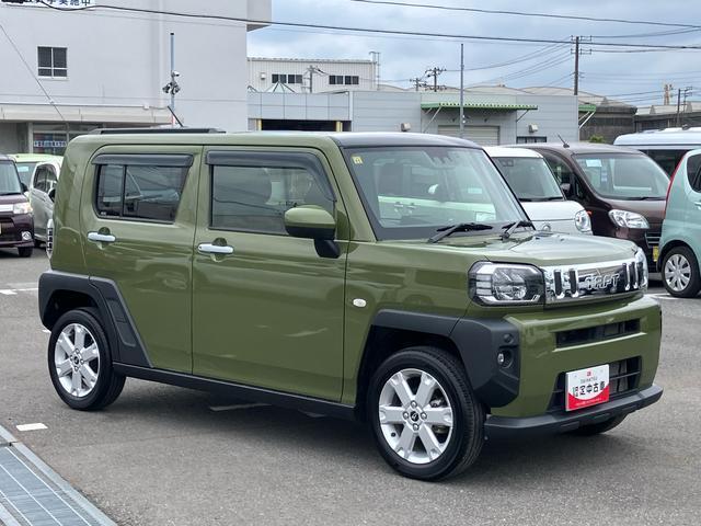 タフトＧナビ／ＢＴ／ＴＶ／ＤＩＳＣ／バックカメラ　前後ドラレコ　メッキガーニッシュ　ガラスルーフ　ルーフレール　１５インチアルミ　シートヒーター　ＬＥＤヘッド＆フォグランプ　衝突被害軽減ブレーキ（千葉県）の中古車