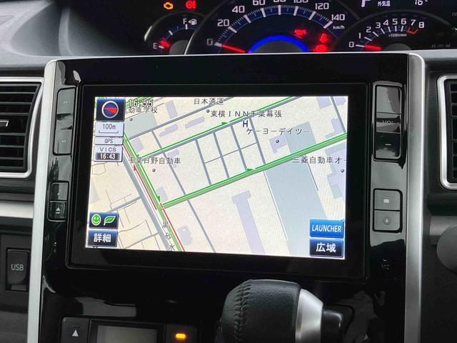 タントカスタムＲＳ　ＳＡ８型ナビ／ＢＴ／ＤＴＶ／ＤＩＳＣ／バックカメラ／ステアリングスイッチ　後席モニター　フロントグリルイルミ　両側パワスラ　ＬＥＤヘッドライト　ハロゲンフォグランプ　１５インチアルミ　衝突被害軽減ブレーキ（千葉県）の中古車