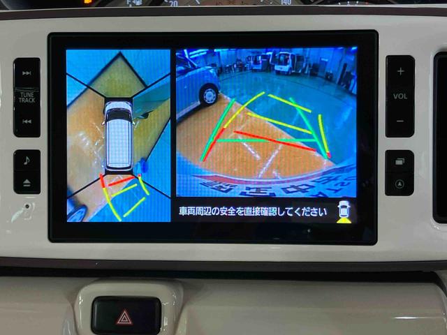 ムーヴキャンバスＧメイクアップリミテッド　ＳＡIIIパノラマカメラ連動８インチフルセグナビ　ＵＳＢ接続　ブルートゥース対応　ＨＤＭＩ接続　フロント．リヤドライブレコーダー連動　ＴＶナビキット　室内ブルーイルミネーションパック　ボイス４コーナーセンサー（千葉県）の中古車