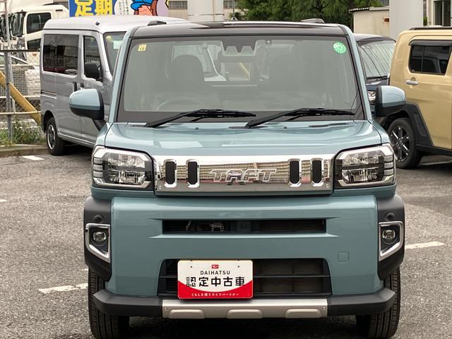 タフトＧターボナビ／ＢＴ／ＴＶ／ＤＩＳＣ／バックカメラ　前後ドラレコ　ＥＴＣ　前後ガーニッシュ　ガラスルーフ　ルーフレール　１５インチアルミ　シートヒーター　ＬＥＤヘッド＆フォグランプ　衝突被害軽減ブレーキ（千葉県）の中古車