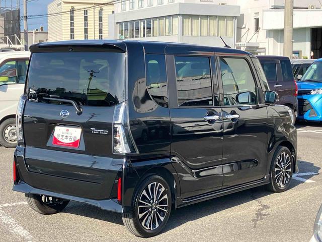 タントカスタムＲＳターボエンジン　１５インチアルミ　バックカメラ　両側電動スライドドア　シートヒーター　電動駐車ブレーキ　ＬＥＤライト＆フォグ　上下２段調節式デッキボード　コーナーセンサー　衝突被害軽減ブレーキ（千葉県）の中古車