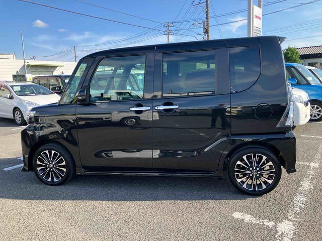 タントカスタムＲＳターボエンジン　１５インチアルミ　バックカメラ　両側電動スライドドア　シートヒーター　電動駐車ブレーキ　ＬＥＤライト＆フォグ　上下２段調節式デッキボード　コーナーセンサー　衝突被害軽減ブレーキ（千葉県）の中古車