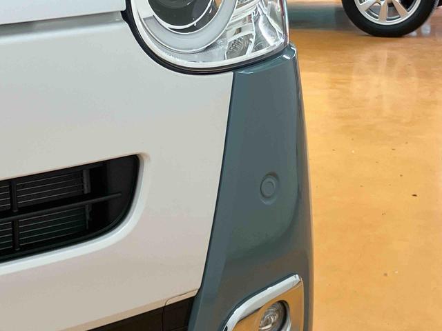 ムーヴキャンバスストライプスＧターボオーディオレス　ターボ車　両側電動スライドドア　衝突回避支援ブレーキ　誤発進抑制装置　アイドリングストップ　スマートキー　プッシュボタンスタート　盗難防止装置イモビライザー　オートライト（千葉県）の中古車
