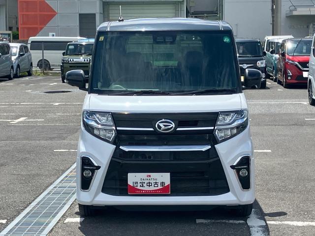 タントカスタムＲＳセレクションターボ　９型ナビ／ＢＴ／ＴＶ／ＤＩＳＣ／全周囲カメラ／ステアリングスイッチ　前後ドラレコ　ＥＴＣ　両側パワスラ　１５インチアルミ　ＬＥＤヘッド＆フォグランプ　シートヒーター　衝突被害軽減ブレーキ（千葉県）の中古車