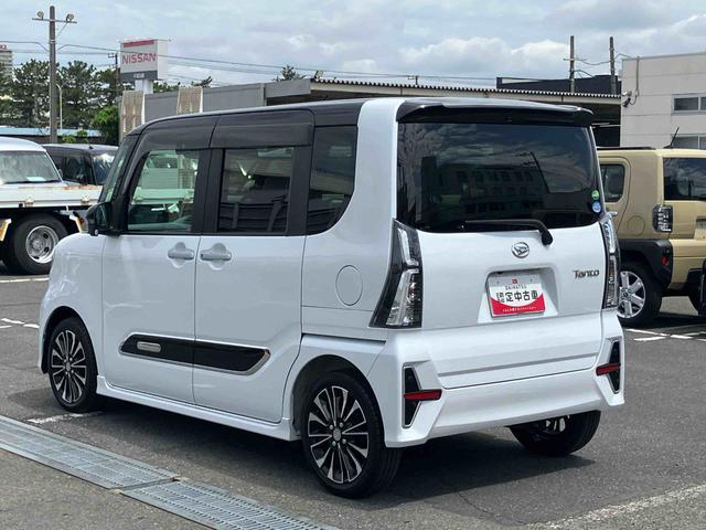 タントカスタムＲＳセレクションターボ　９型ナビ／ＢＴ／ＴＶ／ＤＩＳＣ／全周囲カメラ／ステアリングスイッチ　前後ドラレコ　ＥＴＣ　両側パワスラ　１５インチアルミ　ＬＥＤヘッド＆フォグランプ　シートヒーター　衝突被害軽減ブレーキ（千葉県）の中古車