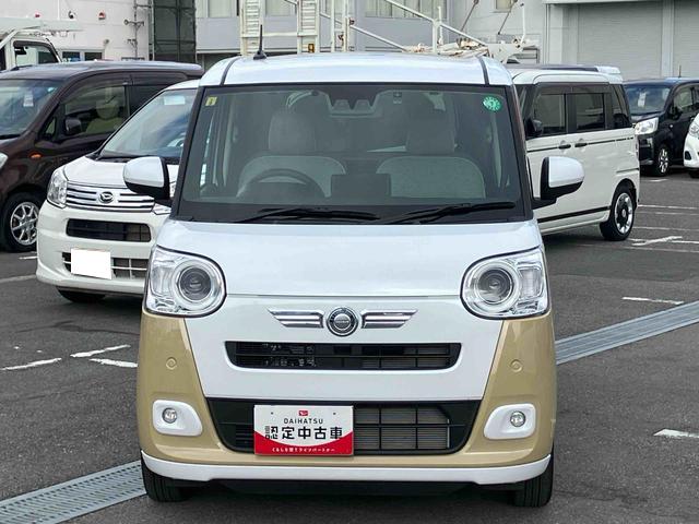 ムーヴキャンバスストライプスＧターボ　エコアイドル非装着車エコアイドル非装着　ナビ／ＢＴ／ＴＶ／ＤＩＳＣ／バックカメラ　前後ドラレコ　ＥＴＣ　両側パワスラ　ＬＥＤヘッド＆フォグランプ　シートヒーター　保温カップホルダー　自動追従クルコン　衝突被害軽減ブレーキ（千葉県）の中古車