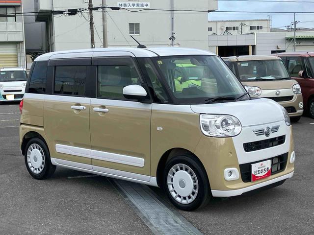 ムーヴキャンバスストライプスＧターボ　エコアイドル非装着車エコアイドル非装着　ナビ／ＢＴ／ＴＶ／ＤＩＳＣ／バックカメラ　前後ドラレコ　ＥＴＣ　両側パワスラ　ＬＥＤヘッド＆フォグランプ　シートヒーター　保温カップホルダー　自動追従クルコン　衝突被害軽減ブレーキ（千葉県）の中古車
