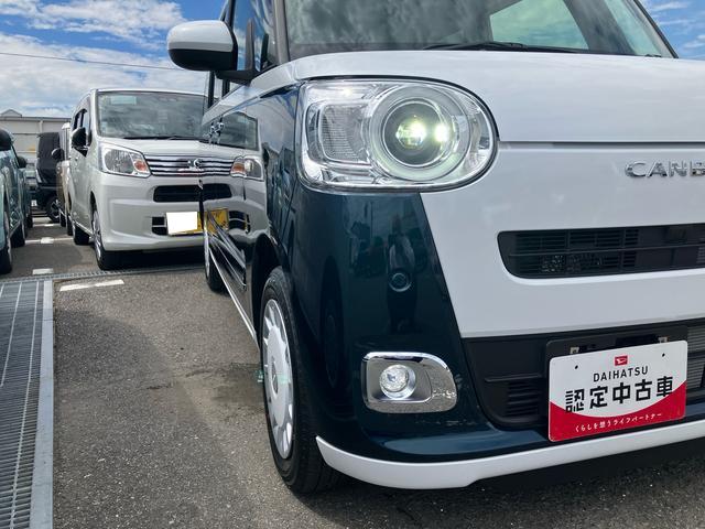 ムーヴキャンバスストライプスG9型ナビ/BT/TV/DISC/バックカメラ/ステアスイッチ 両側パワスラ LEDヘッド&フォグランプ シートヒーター 保温カップホルダー 電動駐車ブレーキ コーナーセンサー 衝突被害軽減ブレーキ(千葉県)の中古車