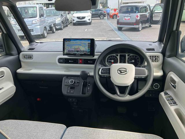 ムーヴキャンバスストライプスG9型ナビ/BT/TV/DISC/バックカメラ/ステアスイッチ 両側パワスラ LEDヘッド&フォグランプ シートヒーター 保温カップホルダー 電動駐車ブレーキ コーナーセンサー 衝突被害軽減ブレーキ(千葉県)の中古車