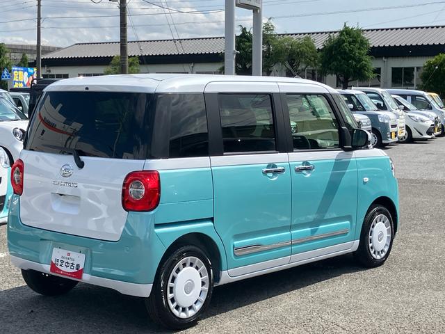 ムーヴキャンバスストライプスＧ　エコアイドル非装着車エコアイドル非装着　９型ナビ／ＢＴ／ＴＶ／ＤＩＳＣ／バックカメラ／ステアスイッチ　両側パワスラ　ＬＥＤヘッド＆フォグランプ　シートヒーター　保温カップホルダー　置きラクＢＯＸ　衝突被害軽減ブレーキ（千葉県）の中古車