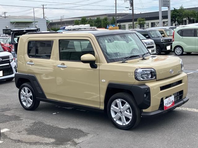 タフトＧ９型ナビ／ＢＴ／ＴＶ／ＤＩＳＣ／バックカメラ／ステアリングスイッチ　ガラスルーフ　ルーフレール１５インチアルミ　シートヒーター　ＬＥＤヘッド＆フォグランプ　電動駐車ブレーキ　衝突被害軽減ブレーキ（千葉県）の中古車