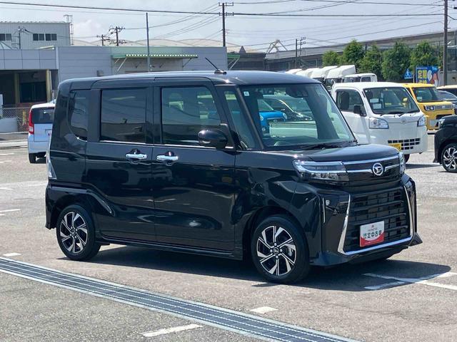 タントカスタムXバックカメラ 両側電動スライドドア シートヒーター 電動パーキングブレーキ LEDヘッドライト&フォグランプ オートライト 上下2段調節式デッキボード コーナーセンサー 衝突被害軽減ブレーキ(千葉県)の中古車