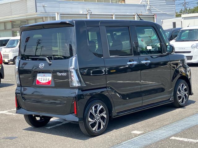 タントカスタムＸバックカメラ　両側電動スライドドア　シートヒーター　電動パーキングブレーキ　ＬＥＤヘッドライト＆フォグランプ　オートライト　上下２段調節式デッキボード　コーナーセンサー　衝突被害軽減ブレーキ（千葉県）の中古車