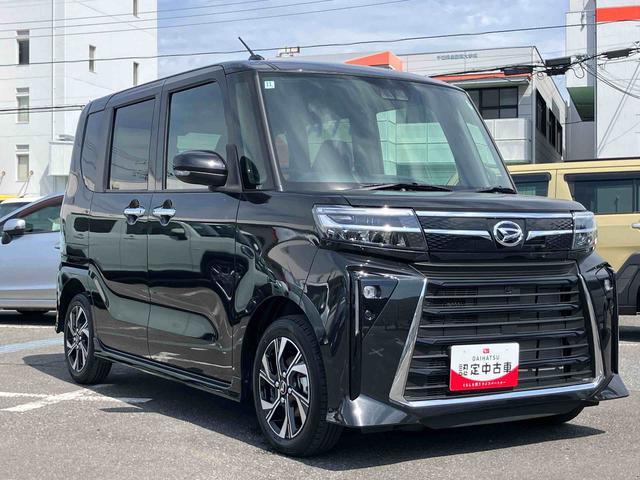 タントカスタムＸ衝突被害軽減ブレーキ　両側電動スライド　Ｂカメラ　アダプティブドライビングビーム　ＬＥＤヘッドランプ＆フォグ　電動駐車ブレーキ　シートヒーター　コーナーセンサー　カーテンエアバッグ　キーフリー　アルミ（千葉県）の中古車