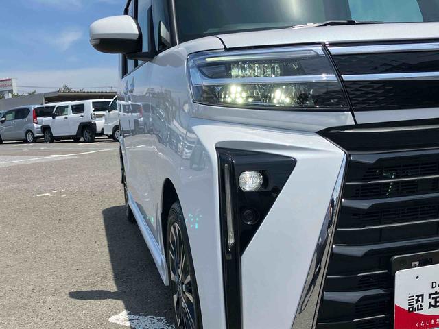 タントカスタムＲＳターボエンジン　１５インチアルミ　バックカメラ　両側電動スライドドア　シートヒーター　電動駐車ブレーキ　ＬＥＤライト＆フォグ　上下２段調節式デッキボード　コーナーセンサー　衝突被害軽減ブレーキ（千葉県）の中古車