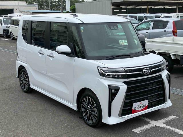 タントカスタムＲＳターボエンジン　１５インチアルミ　バックカメラ　両側電動スライドドア　シートヒーター　電動駐車ブレーキ　ＬＥＤライト＆フォグ　上下２段調節式デッキボード　コーナーセンサー　衝突被害軽減ブレーキ（千葉県）の中古車
