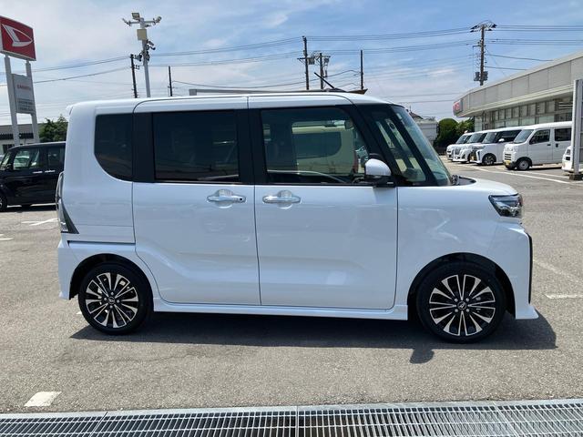 タントカスタムＲＳターボエンジン　１５インチアルミ　バックカメラ　両側電動スライドドア　シートヒーター　電動駐車ブレーキ　ＬＥＤライト＆フォグ　上下２段調節式デッキボード　コーナーセンサー　衝突被害軽減ブレーキ（千葉県）の中古車