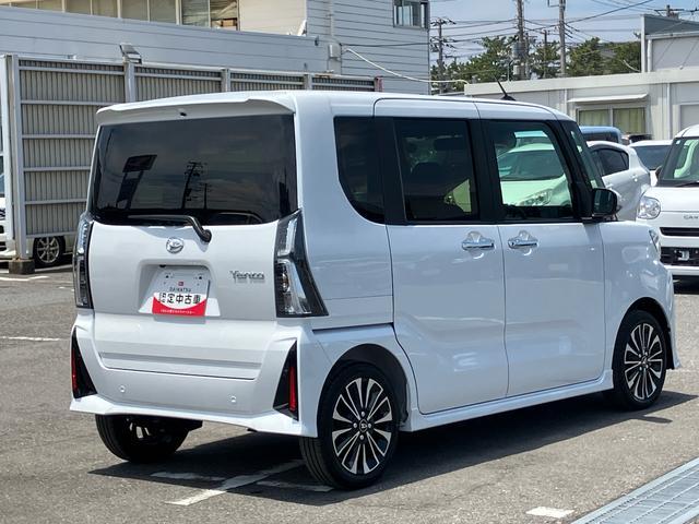 タントカスタムＲＳターボエンジン　１５インチアルミ　バックカメラ　両側電動スライドドア　シートヒーター　電動駐車ブレーキ　ＬＥＤライト＆フォグ　上下２段調節式デッキボード　コーナーセンサー　衝突被害軽減ブレーキ（千葉県）の中古車