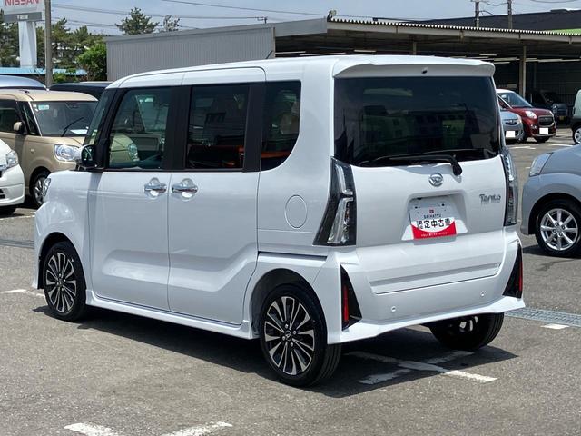 タントカスタムＲＳターボエンジン　１５インチアルミ　バックカメラ　両側電動スライドドア　シートヒーター　電動駐車ブレーキ　ＬＥＤライト＆フォグ　上下２段調節式デッキボード　コーナーセンサー　衝突被害軽減ブレーキ（千葉県）の中古車