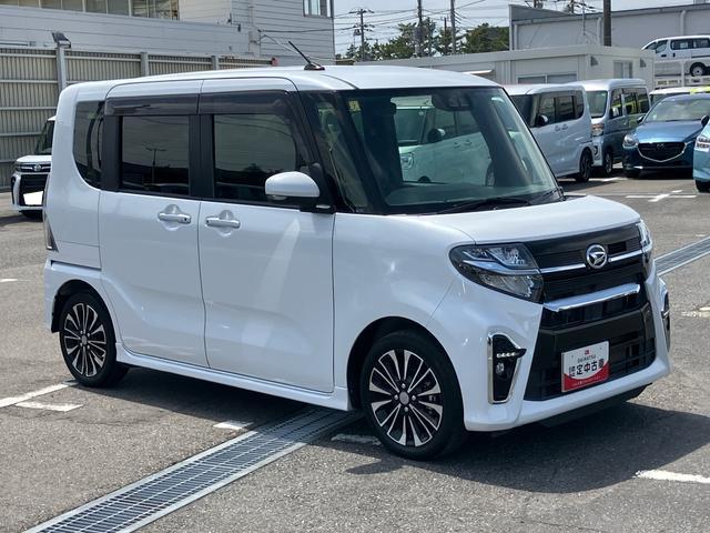 タントカスタムＲＳセレクションターボ　ナビ／ＢＴ／ＴＶ／ＤＩＳＣ／バックカメラ／ステアリングスイッチ　ドラレコ　ＥＴＣ　両側パワスラ　ＬＥＤヘッドライト＆フォグランプ　シートヒーター　クルコン　衝突被害軽減ブレーキ（千葉県）の中古車