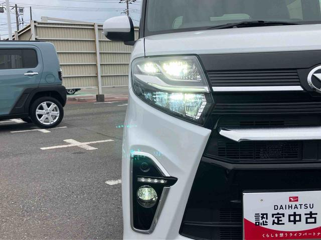 タントカスタムＸナビ／ＢＴ／ＤＴＶ／ＤＩＳＣ／バックカメラ／ステアリングスイッチ　両側パワスラ　ＬＥＤヘッドライト＆フォグランプ　１４インチアルミ　シートヒーター　運転席ロングスライド　衝突被害軽減ブレーキ（千葉県）の中古車