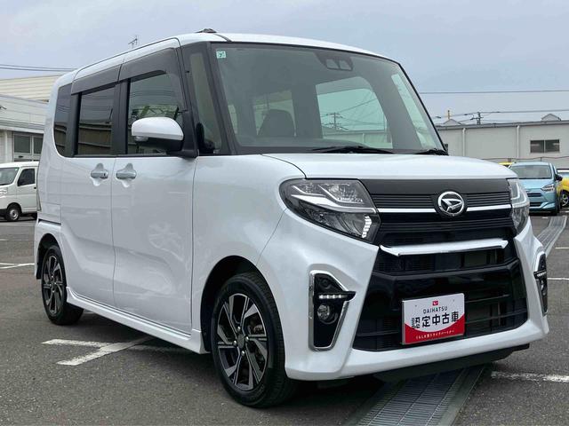 タントカスタムＸナビ／ＢＴ／ＤＴＶ／ＤＩＳＣ／バックカメラ／ステアリングスイッチ　両側パワスラ　ＬＥＤヘッドライト＆フォグランプ　１４インチアルミ　シートヒーター　運転席ロングスライド　衝突被害軽減ブレーキ（千葉県）の中古車