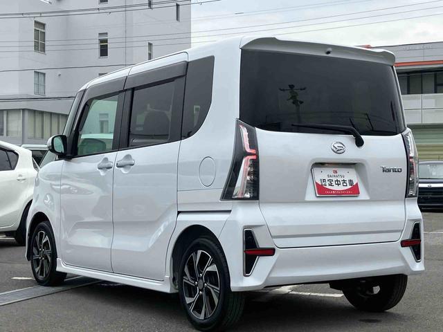 タントカスタムＸナビ／ＢＴ／ＤＴＶ／ＤＩＳＣ／バックカメラ／ステアリングスイッチ　両側パワスラ　ＬＥＤヘッドライト＆フォグランプ　１４インチアルミ　シートヒーター　運転席ロングスライド　衝突被害軽減ブレーキ（千葉県）の中古車