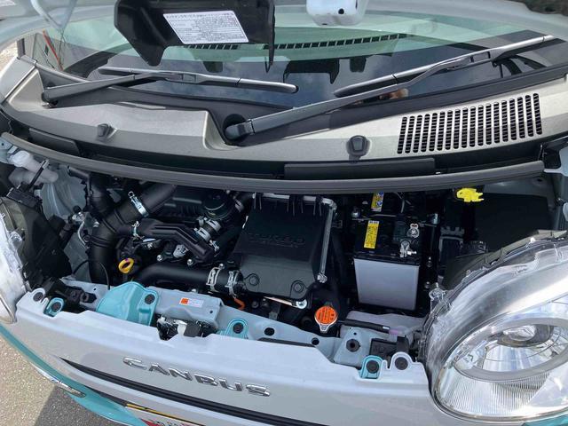 ムーヴキャンバスストライプスＧターボ両側電動スライドドア　衝突回避支援ブレーキ　電動格納ミラー　アダクティブクルーズコントロール　キーフリー　プッシュボタンスタート　コーナーセンサー　電子パーキングブレーキ（千葉県）の中古車
