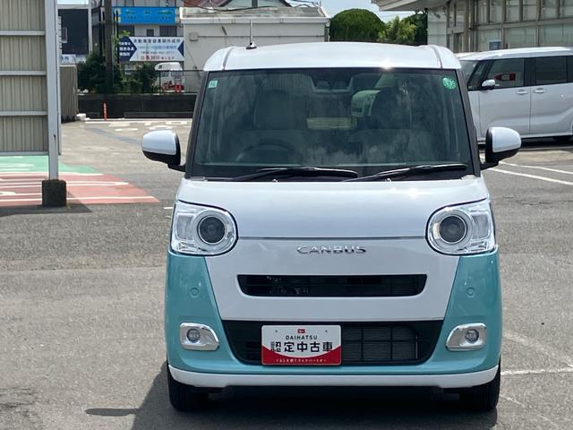 ムーヴキャンバスストライプスＧターボ両側電動スライドドア　衝突回避支援ブレーキ　電動格納ミラー　アダクティブクルーズコントロール　キーフリー　プッシュボタンスタート　コーナーセンサー　電子パーキングブレーキ（千葉県）の中古車