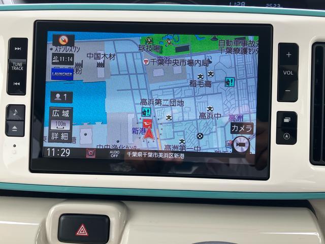 ムーヴキャンバスＧメイクアップＶＳ　ＳＡIII８型ナビ／ＢＴ／ＴＶ／ＤＩＳＣ／全周囲カメラ／ステアスイッチ　前後ドラレコ　ＥＴＣ　両側パワスラ　１４インチアルミ　ＬＥＤヘッド＆フォグ　運転席シートヒーター　置きラクＢＯＸ　衝突被害軽減ブレーキ（千葉県）の中古車