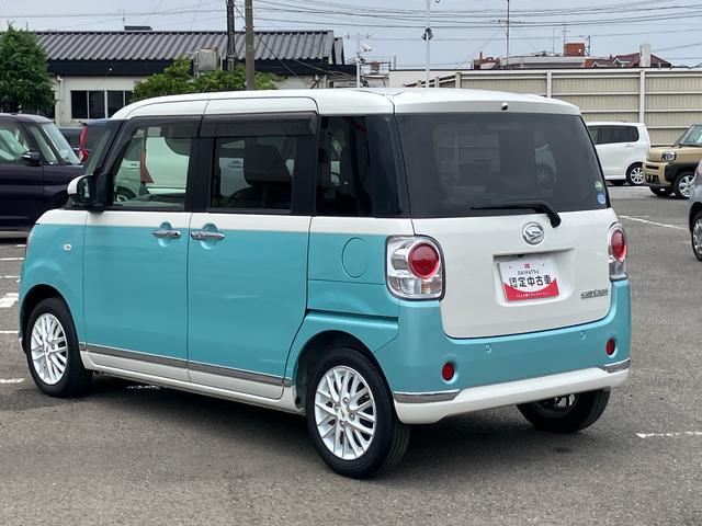 ムーヴキャンバスＧメイクアップＶＳ　ＳＡIII８型ナビ／ＢＴ／ＴＶ／ＤＩＳＣ／全周囲カメラ／ステアスイッチ　前後ドラレコ　ＥＴＣ　両側パワスラ　１４インチアルミ　ＬＥＤヘッド＆フォグ　運転席シートヒーター　置きラクＢＯＸ　衝突被害軽減ブレーキ（千葉県）の中古車