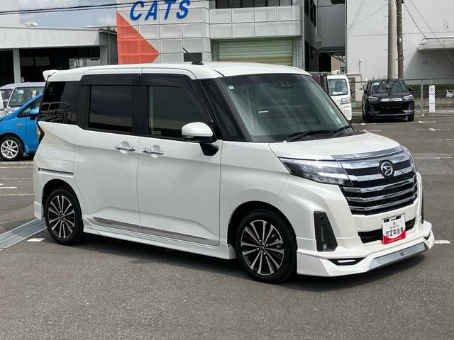 トールカスタムＧ　ターボフルエアロ　９型ＤＰオーディオ／ＢＴ／ＴＶ／バックカメラ／ステアリングスイッチ　前後ドラレコ　ＥＴＣ　両側パワスラ　ＬＥＤヘッド＆フォグランプ　１５インチアルミ　クルコン　衝突被害軽減ブレーキ（千葉県）の中古車