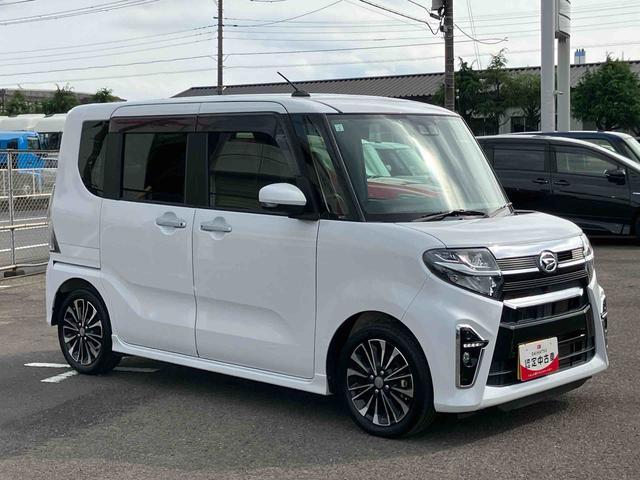 タントカスタムＲＳターボ　ナビ／ＢＴ／ＤＴＶ／ＤＩＳＣ／バックカメラ／ステアリングスイッチ　ＥＴＣ　両側パワスラ　ＬＥＤヘッド＆フォグランプ　１５インチアルミ　シートヒーター　クルコン　衝突被害軽減ブレーキ（千葉県）の中古車