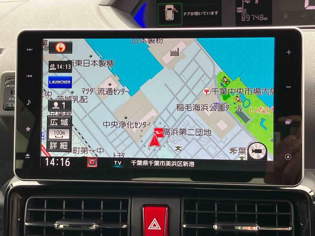 タントカスタムＲＳセレクションターボ　９型ナビ　全周囲カメラ　ドラレコ　ＥＴＣ　アダプティブドライビングビーム　ＬＥＤヘッドライト＆フォグ　オートライト　両側電動スライドドア　アダプティブクルコン　シートヒーター　コ−ナ−センサー（千葉県）の中古車