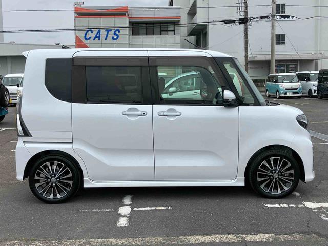 タントカスタムＲＳセレクションターボ　９型ナビ　全周囲カメラ　ドラレコ　ＥＴＣ　アダプティブドライビングビーム　ＬＥＤヘッドライト＆フォグ　オートライト　両側電動スライドドア　アダプティブクルコン　シートヒーター　コ−ナ−センサー（千葉県）の中古車
