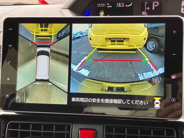 タントカスタムＲＳセレクションターボ　９型ナビ　全周囲カメラ　ドラレコ　ＥＴＣ　アダプティブドライビングビーム　ＬＥＤヘッドライト＆フォグ　オートライト　両側電動スライドドア　アダプティブクルコン　シートヒーター　コ−ナ−センサー（千葉県）の中古車