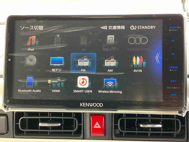 ムーヴキャンバスストライプスＧ９型ナビ・ＴＶ・ＤＶＤ・ＢＴ・ＵＳＢ　Ｂカメラ　アダプティブドライビングビーム　オートライト　ＬＥＤヘッドライト＆フォグランプ　両側電動スライドドア　シートヒーター　コ−ナ−センサー　電動駐車ブレーキ（千葉県）の中古車