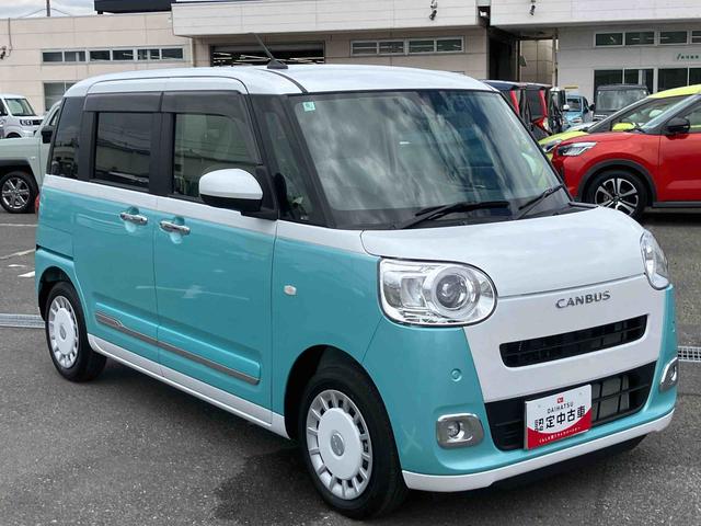 ムーヴキャンバスストライプスＧターボターボ　９型ＤＰＡ・ＴＶ・ＢＴ・ＵＳＢ　バックカメラ　ＥＴＣ　ドラレコ　両側Ｐスライド　アダプティブドライビングビーム　ＬＥＤヘッドライト＆フォグ　オートライト　アダプティブクルコン　コ−ナ−センサー（千葉県）の中古車