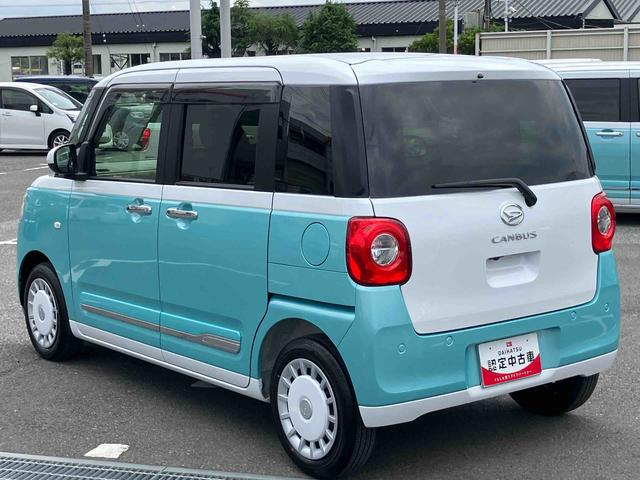 ムーヴキャンバスストライプスＧターボターボ　９型ＤＰＡ・ＴＶ・ＢＴ・ＵＳＢ　バックカメラ　ＥＴＣ　ドラレコ　両側Ｐスライド　アダプティブドライビングビーム　ＬＥＤヘッドライト＆フォグ　オートライト　アダプティブクルコン　コ−ナ−センサー（千葉県）の中古車
