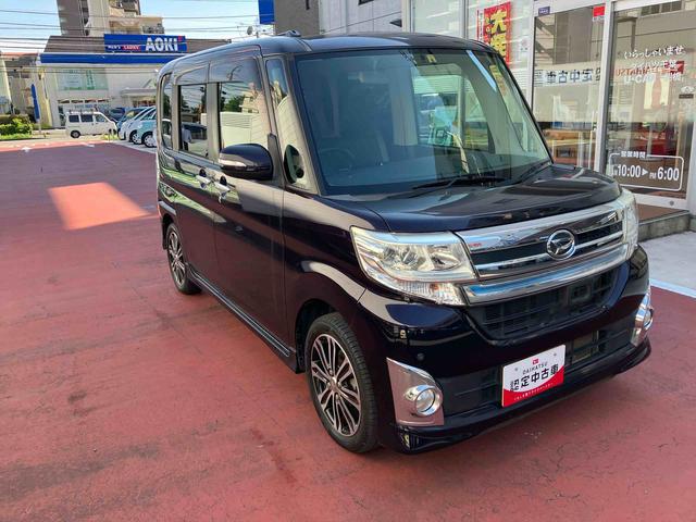 タントカスタムＲＳ　ＳＡ低速域衝突被害軽減ブレーキ・ナビ・コーナーセンサー・両側パワースライドドア・キーフリー・アルミ・オートエアコン・（千葉県）の中古車