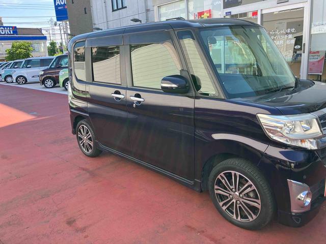 タントカスタムＲＳ　ＳＡ低速域衝突被害軽減ブレーキ・ナビ・コーナーセンサー・両側パワースライドドア・キーフリー・アルミ・オートエアコン・（千葉県）の中古車