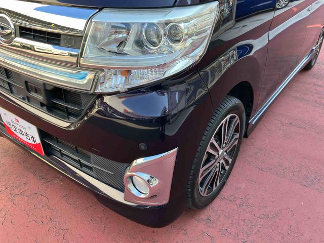 タントカスタムＲＳ　ＳＡ低速域衝突被害軽減ブレーキ・ナビ・コーナーセンサー・両側パワースライドドア・キーフリー・アルミ・オートエアコン・（千葉県）の中古車