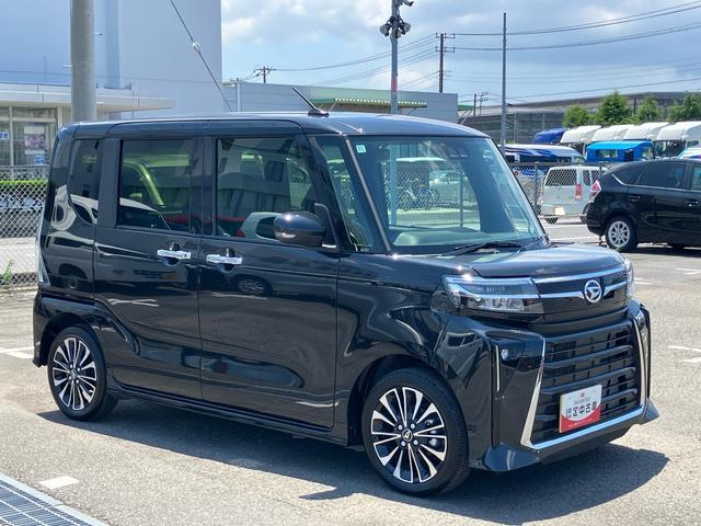 タントカスタムＲＳターボエンジン　１５インチアルミ　バックカメラ　両側電動スライドドア　シートヒーター　電動駐車ブレーキ　ＬＥＤライト＆フォグ　上下２段調節式デッキボード　コーナーセンサー　衝突被害軽減ブレーキ（千葉県）の中古車