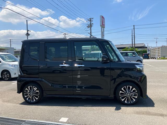 タントカスタムＲＳターボエンジン　１５インチアルミ　バックカメラ　両側電動スライドドア　シートヒーター　電動駐車ブレーキ　ＬＥＤライト＆フォグ　上下２段調節式デッキボード　コーナーセンサー　衝突被害軽減ブレーキ（千葉県）の中古車