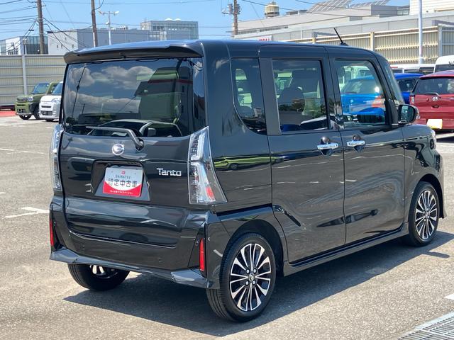 タントカスタムＲＳターボエンジン　１５インチアルミ　バックカメラ　両側電動スライドドア　シートヒーター　電動駐車ブレーキ　ＬＥＤライト＆フォグ　上下２段調節式デッキボード　コーナーセンサー　衝突被害軽減ブレーキ（千葉県）の中古車