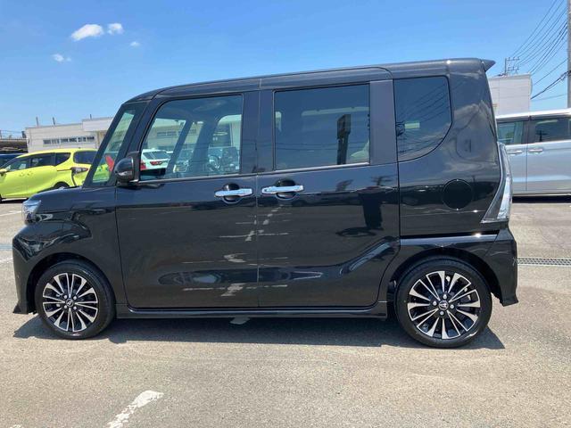 タントカスタムＲＳターボエンジン　１５インチアルミ　バックカメラ　両側電動スライドドア　シートヒーター　電動駐車ブレーキ　ＬＥＤライト＆フォグ　上下２段調節式デッキボード　コーナーセンサー　衝突被害軽減ブレーキ（千葉県）の中古車