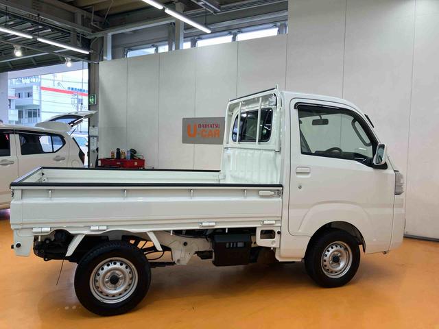 ハイゼットトラックエクストラ　４ＷＤＣＤラジオチューナー　ＡＵＸ接続　フォグランプ　大型荷台作業灯　キー照明　テールゲートチェーン　ゲートプロテクター　ガードフレームプロテクター　パワーウインドウ　助手席シートバックポケット（千葉県）の中古車