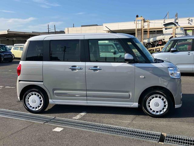 ムーヴキャンバスストライプスＧ９型ＤＰオーディオ／ＢＴ／ＴＶ／バックカメラ／ステアスイッチ　ワイヤレス充電　両側パワスラ　ＬＥＤヘッド＆フォグランプ　シートヒーター　保温カップホルダー　電動駐車ブレーキ　衝突被害軽減ブレーキ（千葉県）の中古車