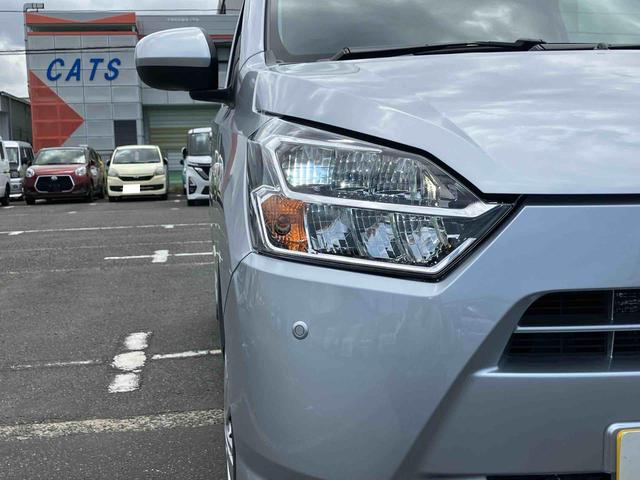 ミライースＸ　ＳＡIIIＬＥＤヘッドライト　電動格納ドアミラー　プライバシーガラス　リヤシートヘッドレスト　オートライト　キーレス　セキュリティアラーム　リヤワイパー　横滑り防止装置　コーナーセンサー　衝突被害軽減ブレーキ（千葉県）の中古車